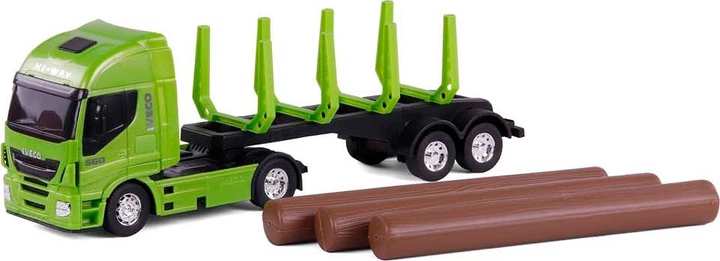 Ciężarówka do drewna Cavallino Iveco 1:30 1451070 (8719214076696) - obraz 3