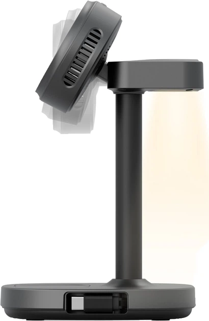 Бездротовий зарядний пристрій Energea MagArctic Stand 4-в-1 18 Вт (8885020103700) - зображення 2