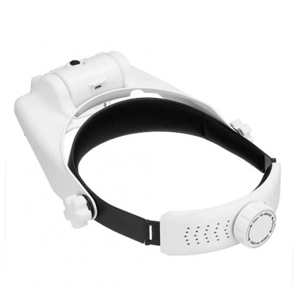 Лупа очки бинокулярные для рукоделия для пайки третья рука Magnifier MG81 3.5х 9.5х 11.5х с LED-подсветкой и сменными увеличительными стеклами - Фото 5 Лупа очки бинокулярные для рукоделия для пайки третья рука Magnifier MG81 3.5х 9.5х 11.5х с LED-подсветкой и сменными увеличительными стеклами - изображение 5