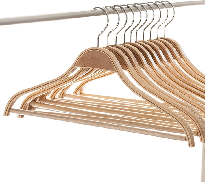 Вішалки для одягу Kadax дерев'яні 12 шт K293 (5902730385080) - зображення 4