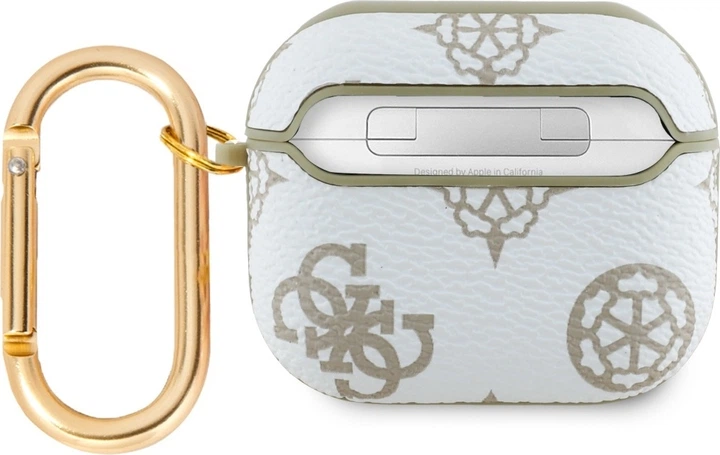 Etui Guess 4G Hook do Apple AirPods 3 White (GUA3PG4GPH) - obraz 2