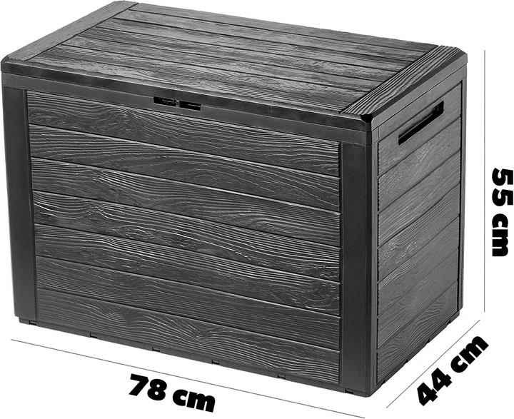 Skrzynia ogrodowa Kadax Grewena 190 l Antracyt (K7995) - obraz 2