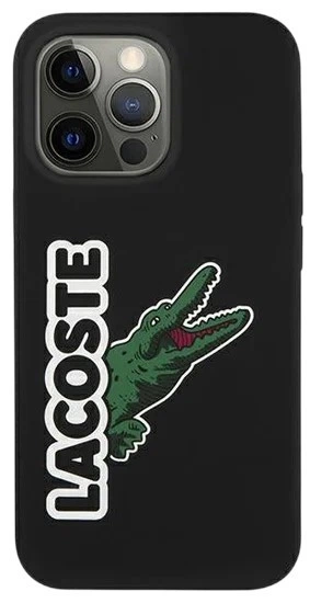 Etui Lacoste do iPhone 13 Pro Silicone Head Crocodile Black (LCHC13LSHK) - obraz 2