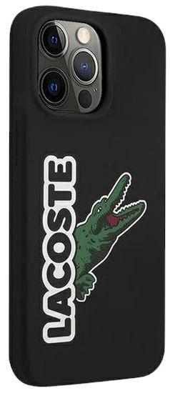 Etui Lacoste do iPhone 13 Pro Silicone Head Crocodile Black (LCHC13LSHK) - obraz 5