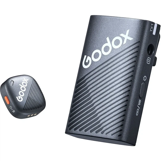 Радіосистема Godox Cube-C Kit 2 USB-C 2.4GHz: два бездротові мікрофони з шумозаглушенням та кейсом - Фото 2 Радіосистема Godox Cube-C Kit 2 USB-C 2.4GHz: два бездротові мікрофони з шумозаглушенням та кейсом - зображення 2