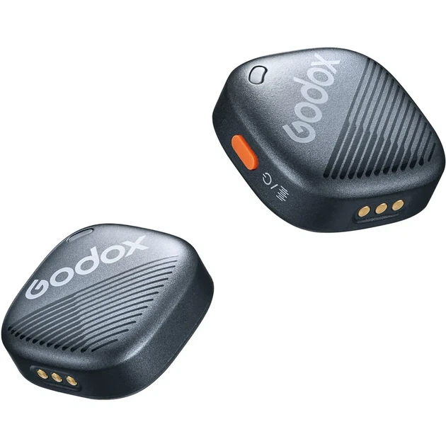 Радіосистема Godox Cube-C Kit 2 USB-C 2.4GHz: два бездротові мікрофони з шумозаглушенням та кейсом - Фото 3 Радіосистема Godox Cube-C Kit 2 USB-C 2.4GHz: два бездротові мікрофони з шумозаглушенням та кейсом - зображення 3