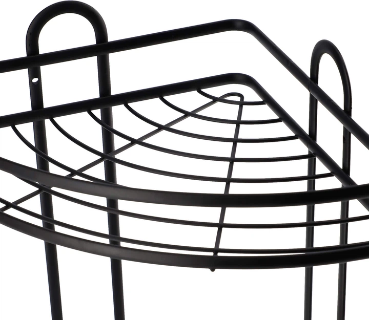 Полиця для ванної кімнати Kadax Kobuk K3881 57.5 х 25.5 см Чорна (5903699429044) - зображення 3