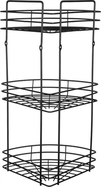 Полиця для ванної кімнати Kadax Kobuk K10223 47 х 26.5 см Чорна (5903699498163) - зображення 2