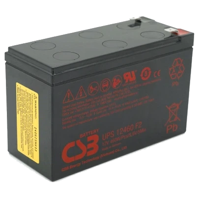 Свинцово-кислотная аккумуляторная батарея CSB UPS12460F2 9А•ч 12В - Фото 1 Свинцово-кислотная аккумуляторная батарея CSB UPS12460F2 9А•ч 12В - изображение 1