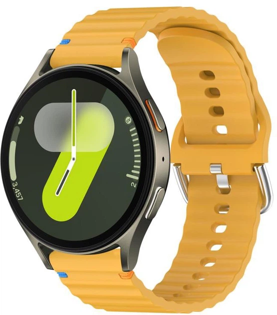 Ремешок BeCover Ribbed Straight 20mm для Samsung Galaxy Watch 7 40/44mm/7 FE/6/6 Classic/5/5 Pro/4/4 Classic/Watch 3 41mm Yellow (BC_714854) - Фото 1 Ремешок BeCover Ribbed Straight 20mm для Samsung Galaxy Watch 7 40/44mm/7 FE/6/6 Classic/5/5 Pro/4/4 Classic/Watch 3 41mm Yellow (BC_714854) - изображение 1