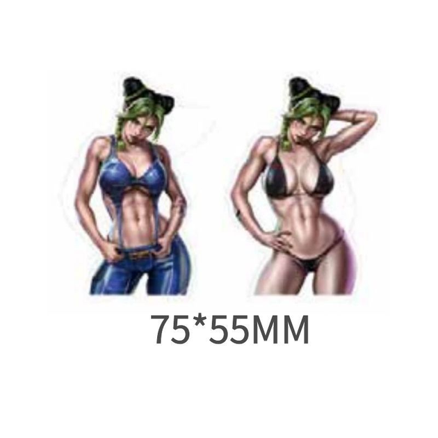 Голографическая наклейка Невероятные приключения ДжоДжо Джолин JoJo's Bizarre Adventure Jolyne - Фото 1 Голографическая наклейка Невероятные приключения ДжоДжо Джолин JoJo's Bizarre Adventure Jolyne - изображение 1