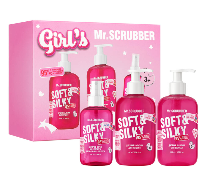 Подарунковий дитячий набір Mr.Scrubber Soft & Silky Girl’s Gift Set - изображение 2