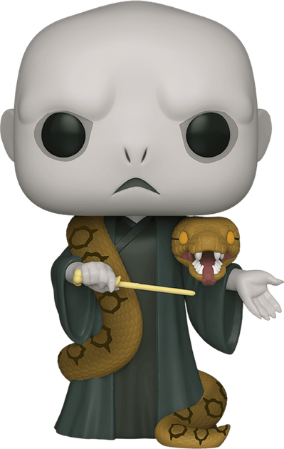 Фігурка Funko Pop! Harry Potter: Jumbo Волдеморт з Наґіні 48037 (889698480376) - зображення 2