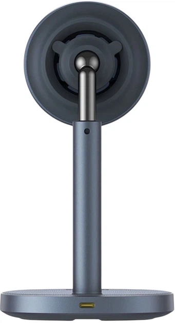 Магнітний бездротовий зарядний пристрій 2в1 BASEUS Orbit 2 Pro Air-Cooled 2in1 Qi2 20W - зображення 2