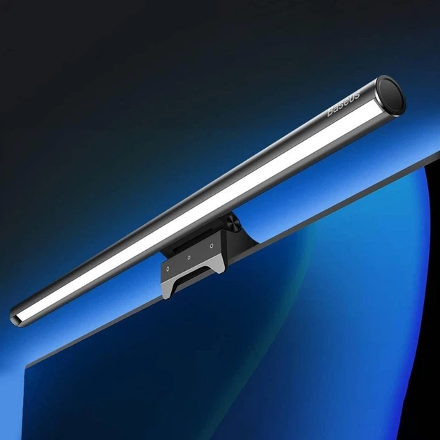 LED Лампа на монитор Скринбар Baseus i-wok2 Series USB Asymmetric Light Source Screen Hanging Light (Youth) (DGIW000101) Чорний - зображення 4