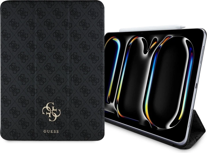 Etui z klapką Guess Magnetic 4G Big Logo do Apple iPad Pro 13" 2024 Black (GUFC13PM24PS4SGK) - obraz 5
