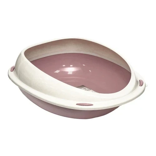 Туалет лоток Georplast Shuttle для кошек, 57x40x19 см, розовый - изображение 4