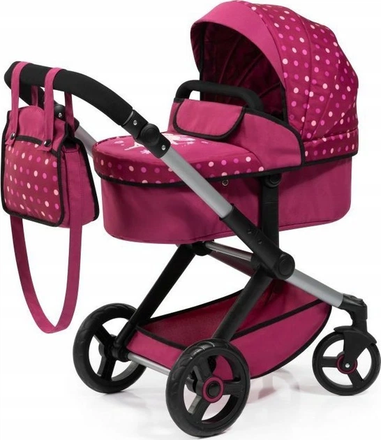Коляска для ляльки Bayer Design XEO 17067AA Бордова (4003336170672) (955555913941033) - Уцінка - зображення 7