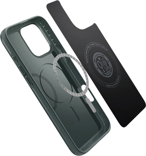 Etui Spigen Thin Fit MagFit do Apple iPhone 16 Pro Max Abyss Green (8809971229173) (955555912017512) - Outlet - obraz 5