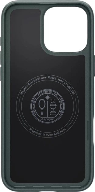 Etui Spigen Thin Fit MagFit do Apple iPhone 16 Pro Max Abyss Green (8809971229173) (955555912017512) - Outlet - obraz 8