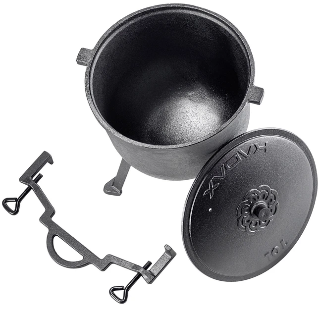 Набір мисливський казанок Kadax Hagen 10 л + ложка (5906638303771) - зображення 7
