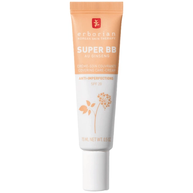 ERBORIAN Super BB Cream Dore Тонуючий крем для обличчя, 15 мл - Фото 3 ERBORIAN Super BB Cream Dore Тонуючий крем для обличчя, 15 мл - изображение 3