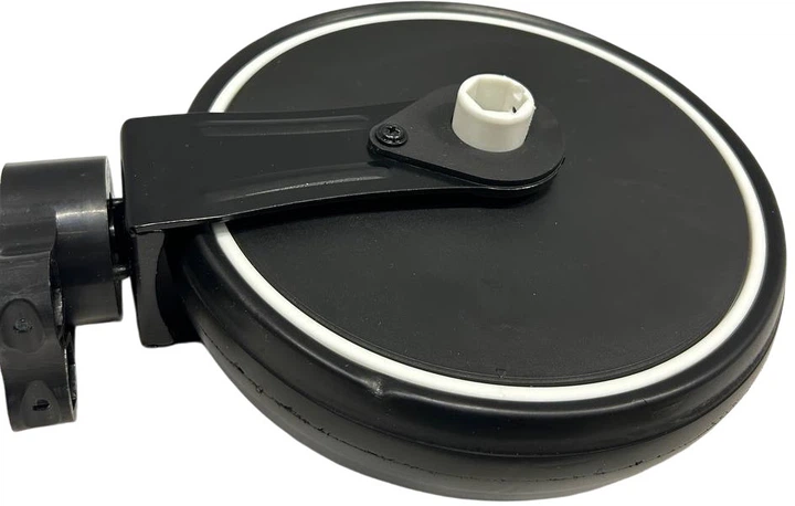 Rowerek biegowy EcoToys z rączką do prowadzenia YM-BT-6 Push White (5903769975563) (955555909732222) - Outlet - obraz 3