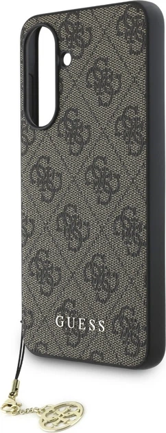 Etui plecki Guess 4G Charms Collection do Samsung Galaxy A56 Brown (GUHCSA56GF4GBR) - obraz 5