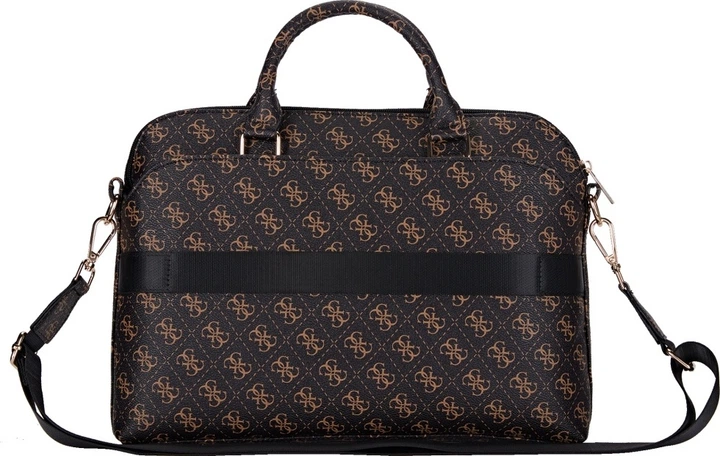 Torba na laptopa Guess New 4G Zipper Pocket Triangle Logo 15" Black (GUCB15PG4TGNK) - obraz 3