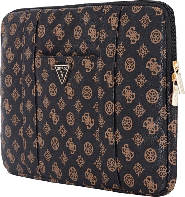 Etui na laptopa Guess Peony Pocket Triangle 14" Black (GUCS14ZPGPOSGNK) - obraz 2