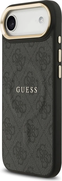 Панель Guess 4G PU Classic Logo MagSafe для Apple iPhone Air Black (GUHMP17MP4MSEGCK) - зображення 2