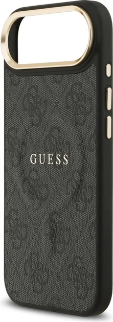 Панель Guess 4G PU Classic Logo MagSafe для Apple iPhone Air Black (GUHMP17MP4MSEGCK) - зображення 6