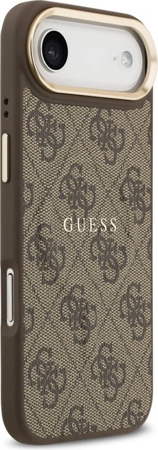 Панель Guess 4G PU Classic Logo MagSafe для Apple iPhone Air Brown (GUHMP17MP4MSEGCW) - зображення 4