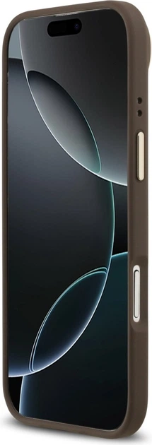 Панель Guess 4G PU Classic Logo MagSafe для Apple iPhone Air Brown (GUHMP17MP4MSEGCW) - зображення 5