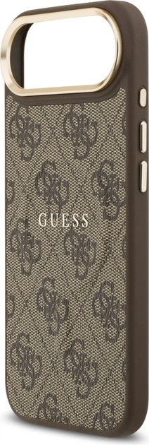 Панель Guess 4G PU Classic Logo MagSafe для Apple iPhone Air Brown (GUHMP17MP4MSEGCW) - зображення 6