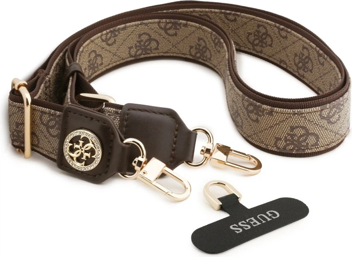Шнурок Guess Universal CBDY 4G Tether Patch Strass Metal Logo Brown (GUUCNP4DGMW) - зображення 2