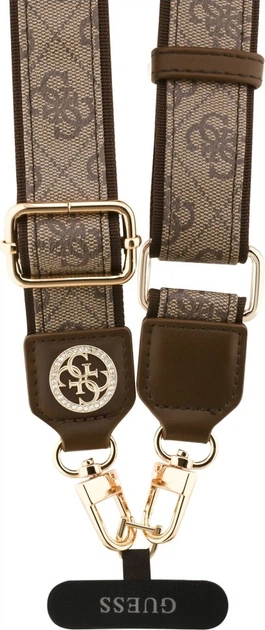 Шнурок Guess Universal CBDY 4G Tether Patch Strass Metal Logo Brown (GUUCNP4DGMW) - зображення 3
