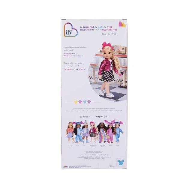 Кукла Минни Маус Disney ILY 4ever 18 Minnie Doll Pink Jacket Blonde - изображение 2