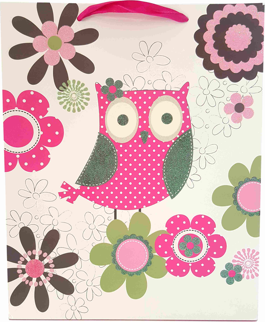 Zestaw torebek prezentowych Jupiter matowa z brokatem 32 x 26 x 5 cm 12 szt (5907489003483) - obraz 4