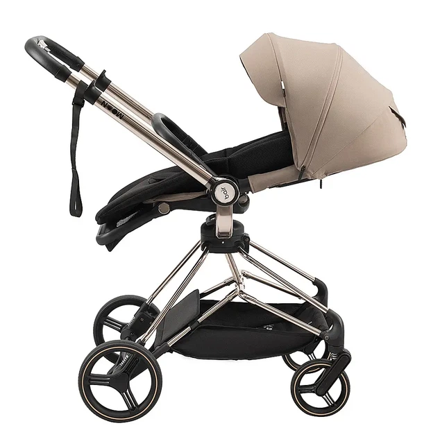 Коляска 2 в 1 Bair Moon Gold Edition MG-03 капучино - изображение 3