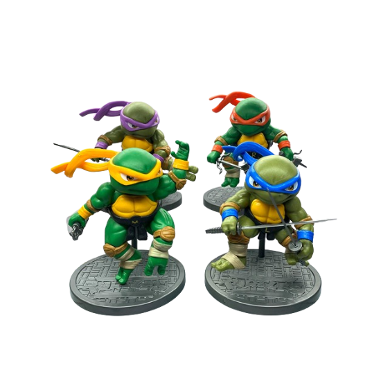 Набір фігурок Черепашки Ніндзя Ninja Turtles TMNT іграшки 4 шт Леонардо - Донатело - Мікіланжело - Рафаель 12,5 см - зображення 5