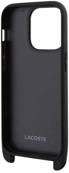 Etui Lacoste do iPhone 14 Pro Iconic Petit Pique Crossbody Black (LCHCP14LSPVCK) - obraz 2