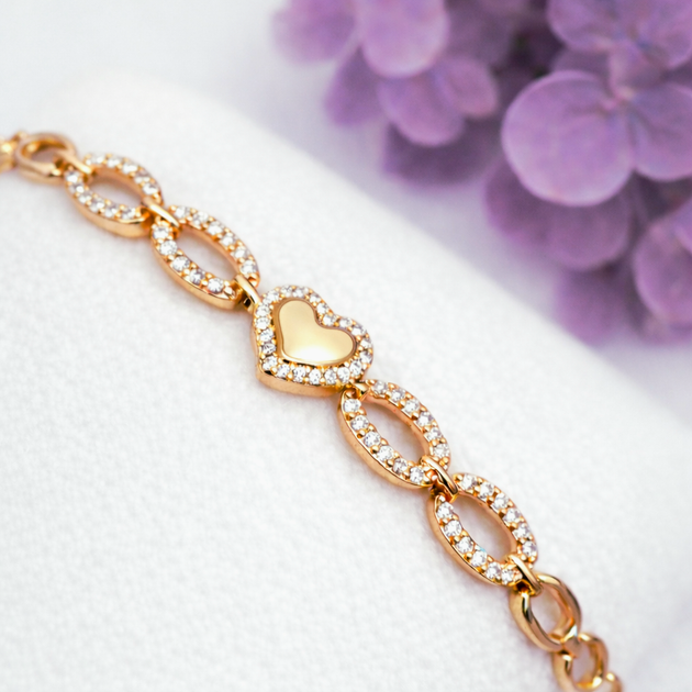 Браслет Xuping Jewelry 4-8мм длина 17-19см медицинское золото позолота 18К 2402 - Фото 1 Браслет Xuping Jewelry 4-8мм длина 17-19см медицинское золото позолота 18К 2402 - изображение 1