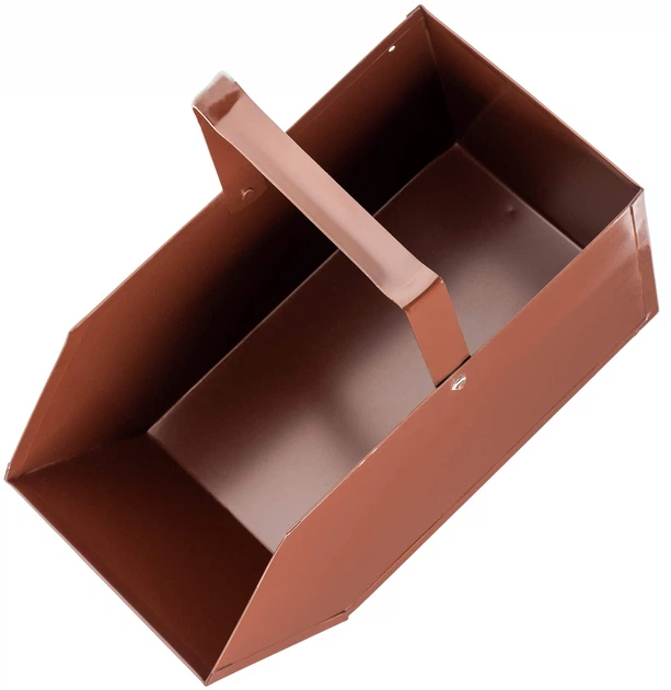 Stalowy pojemnik na węgiel i popiół Kadax Altikon Brązowy (5903699424940) - obraz 3