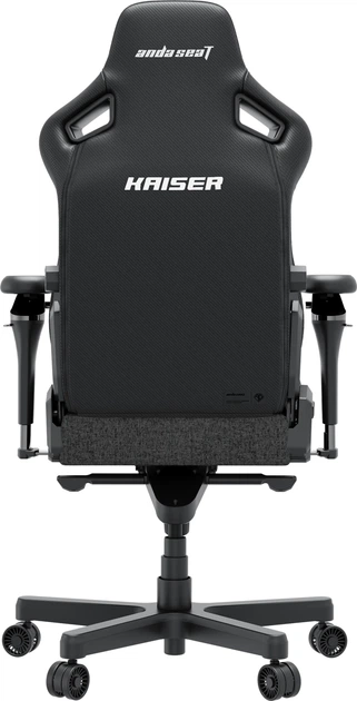 Крісло ігрове Anda Seat Kaiser 4 V2 Size XL Dark Gray Fabric (AD12YDDC-XLL-20-GB-CF-03) - зображення 4