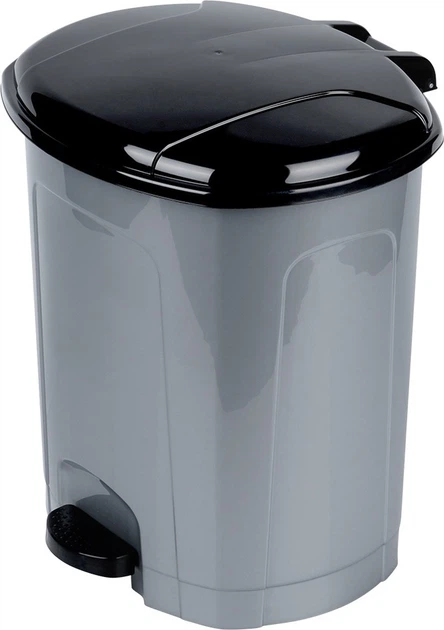 Кошик для сміття Orion з педаллю 30 л Сірий (8592381171537) - зображення 2