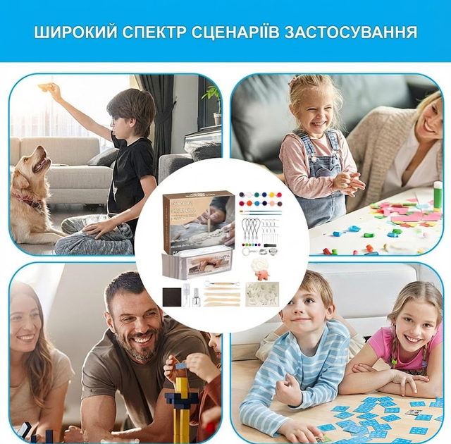 Глина для лепки самозастывающая воздушный пластелин набор для творчества и поделок из мягкой глины с инструментами и красками детский воздушная самозатвердевающая масса для моделирования 12 цветов Kayfovo POL12 - Фото 2 Глина для лепки самозастывающая воздушный пластелин набор для творчества и поделок из мягкой глины с инструментами и красками детский воздушная самозатвердевающая масса для моделирования 12 цветов Kayfovo POL12 - изображение 2