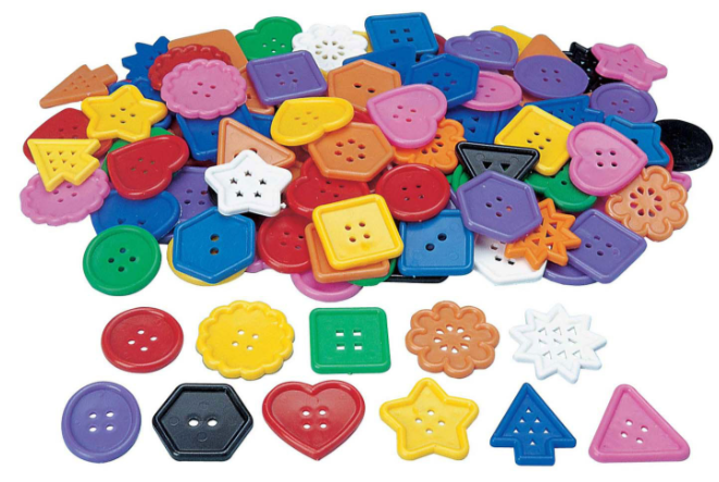 Набір для творчості Colorations дуже великі яскраві ґудзики 450 грамів (5710903611504) - зображення 2