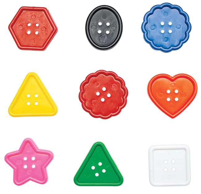 Набір для творчості Colorations дуже великі яскраві ґудзики 450 грамів (5710903611504) - зображення 3