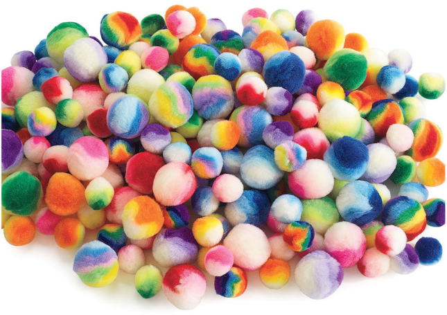 Zestaw pomponów Colorations 180 szt. (5710903614376) - obraz 2
